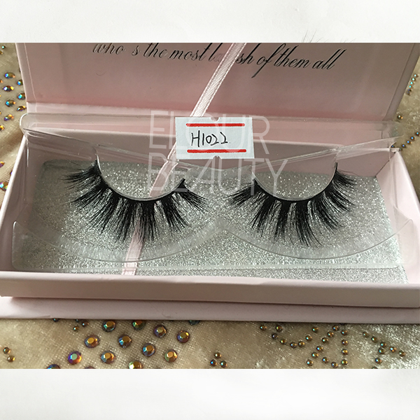 3D thick true horse hair eyelashes lashes ES108